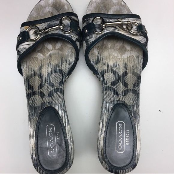 Coach Shoes - Coach Blue 'Natala' Wedges